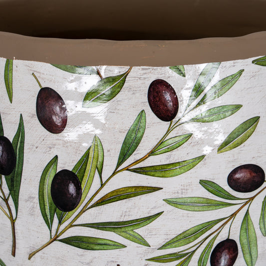Grove Olive Large Ceramic Planter