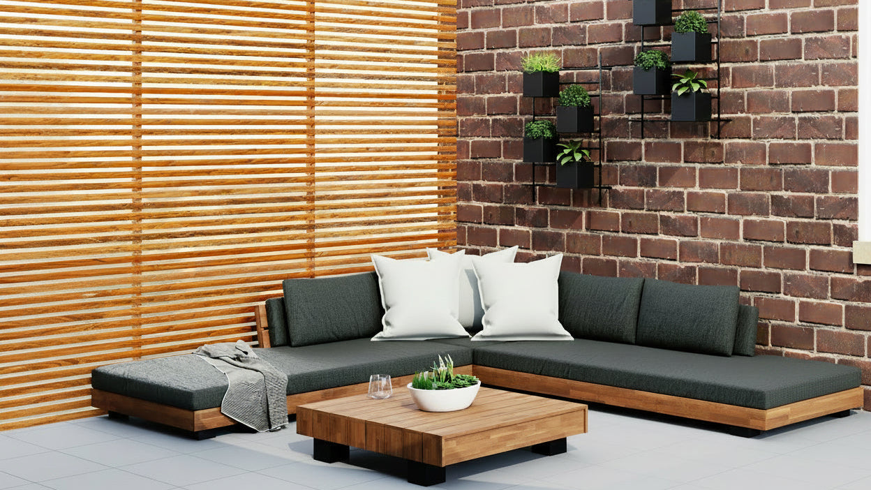 Mid Century Modern Outdoor Sofa Set