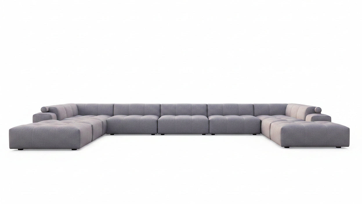 Modern Grey Outdoor Modular Sofa